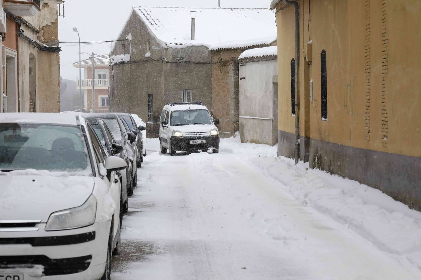 Fotos: Nevada en Peñafiel