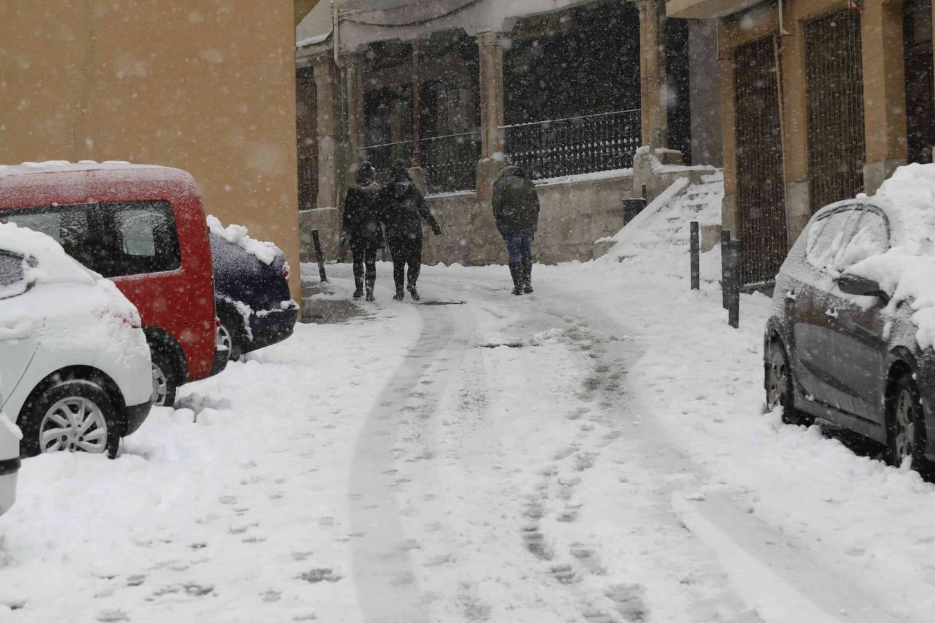 Fotos: Nevada en Peñafiel