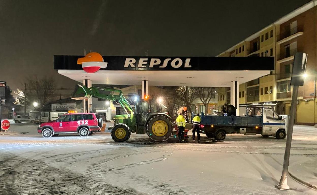 Estación de servicio en Medina del Campo