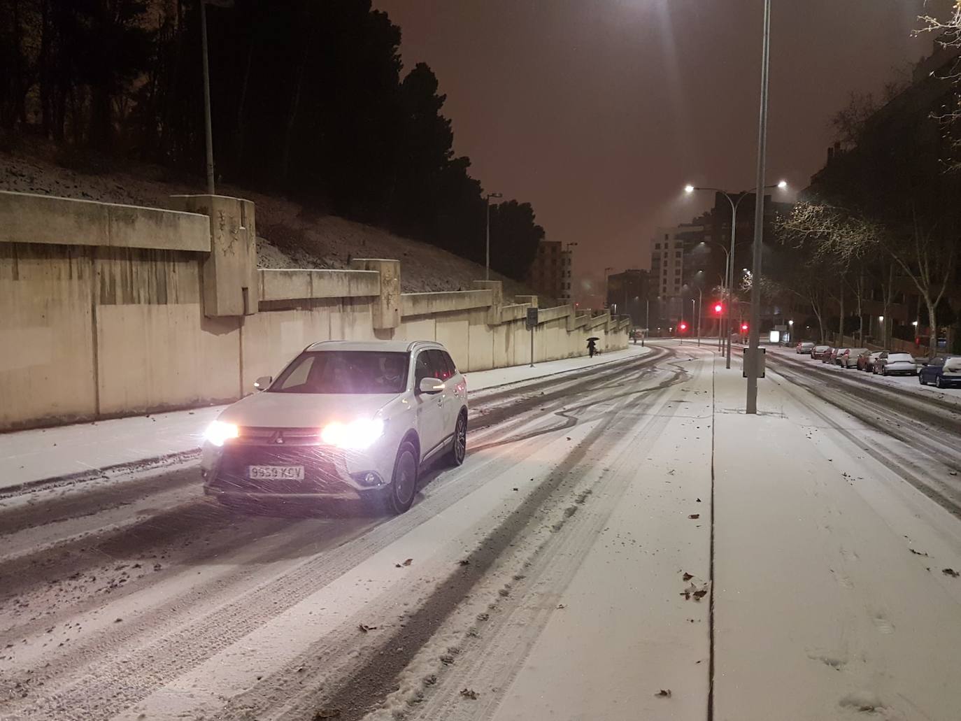 Fotos: Valladolid amanece teñida de blanco