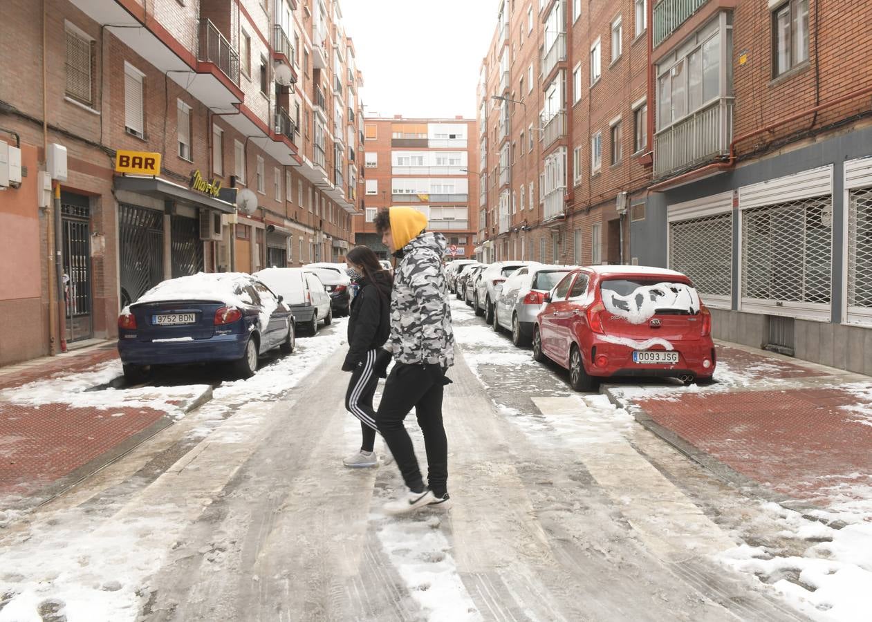 Fotos: El hielo, protagonista de este domingo en Valladolid