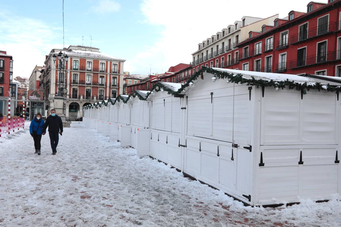 Fotos: El hielo, protagonista de este domingo en Valladolid