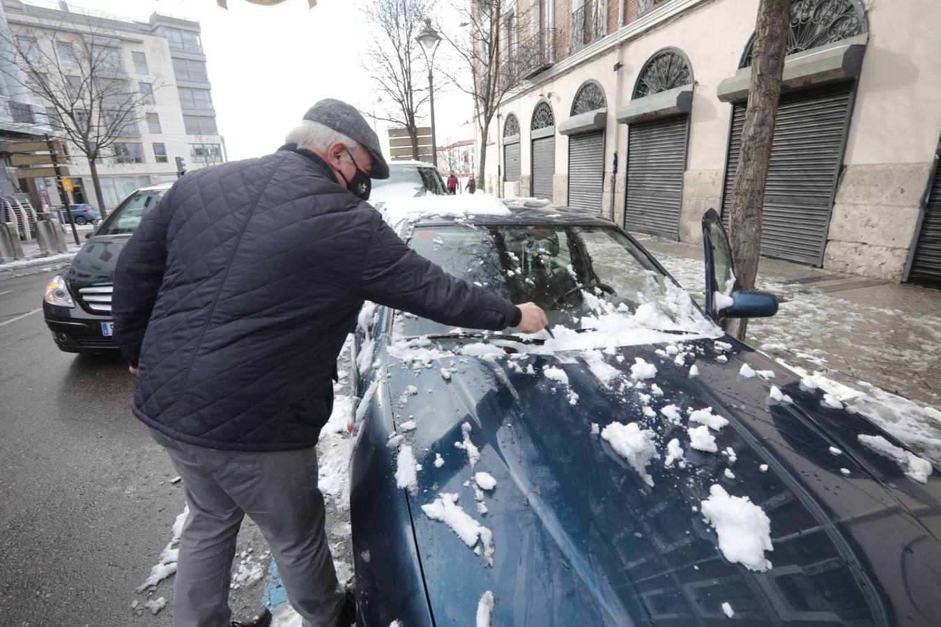 Fotos: El hielo, protagonista de este domingo en Valladolid