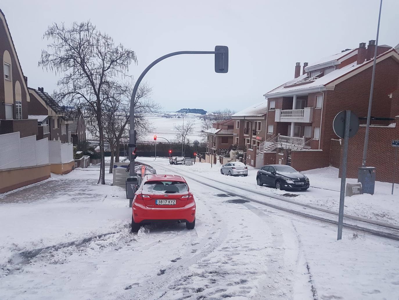 Fotos: El hielo, protagonista de este domingo en Valladolid