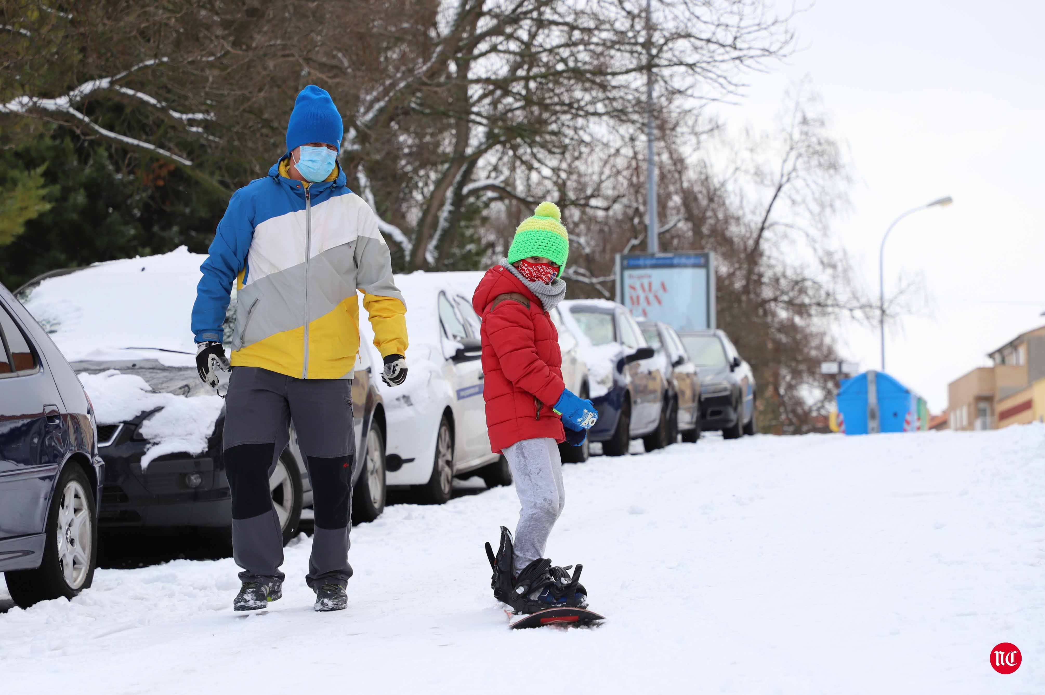 Fotos: Salamanca intenta recuperarse de Filomena con el frío y el hielo como protagonistas
