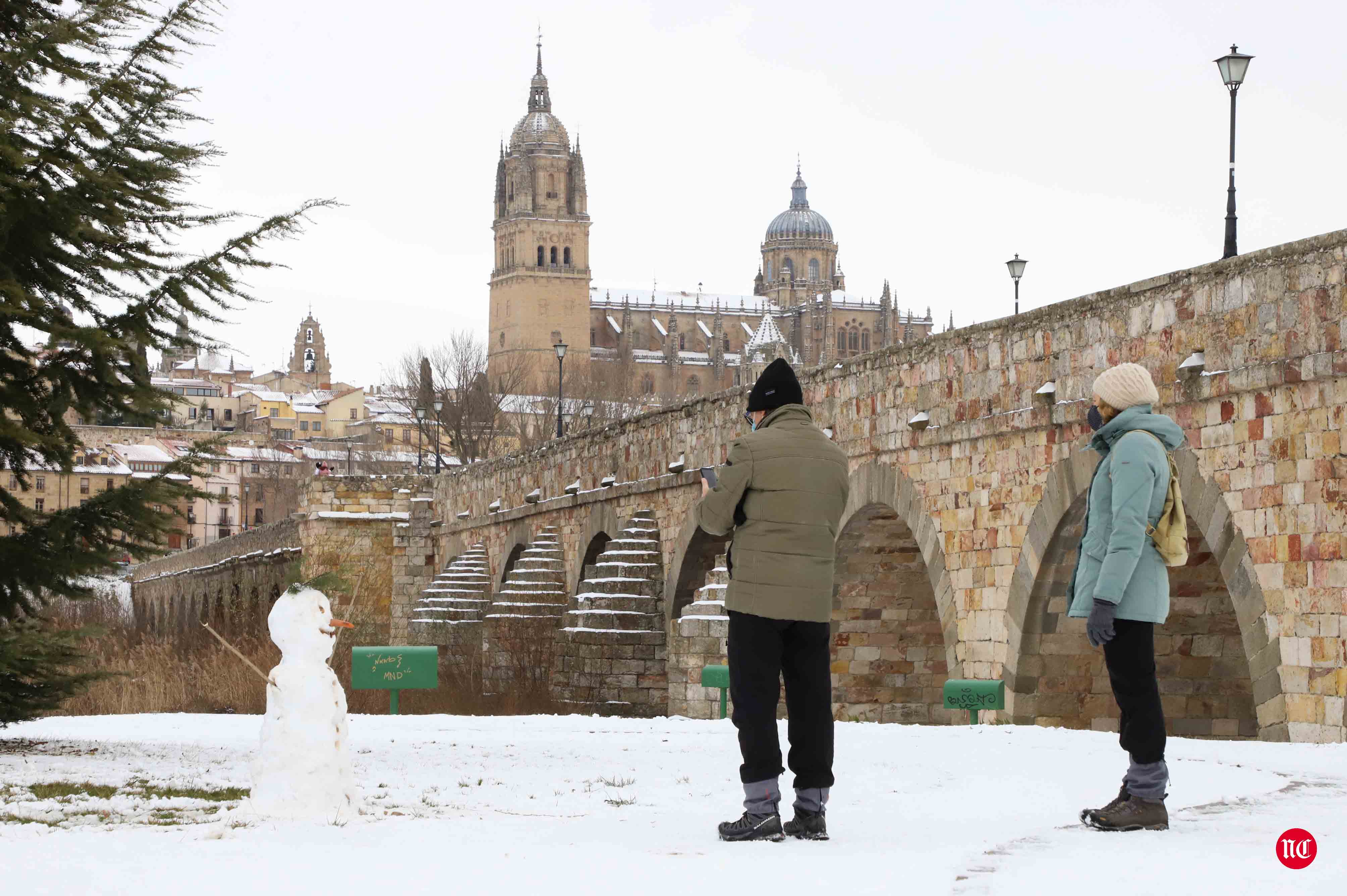Fotos: Salamanca intenta recuperarse de Filomena con el frío y el hielo como protagonistas