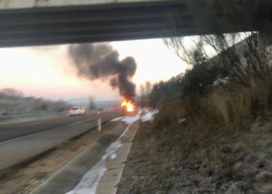Imagen secundaria 1 - Imágenes del incidente.