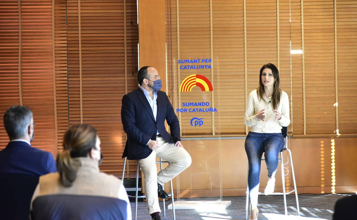 Lorena Roldán y Alejandro Fernández.