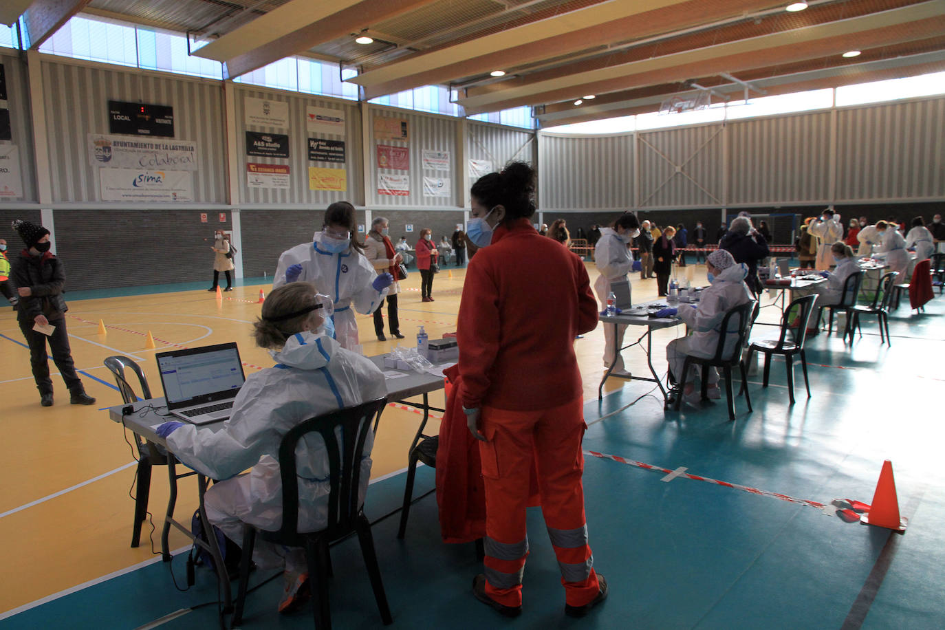 Cribado para detección de la Covid 19 en La Lastrilla 