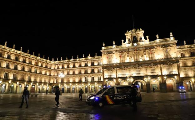 El nuevo toque de queda vacía las calles de Salamanca