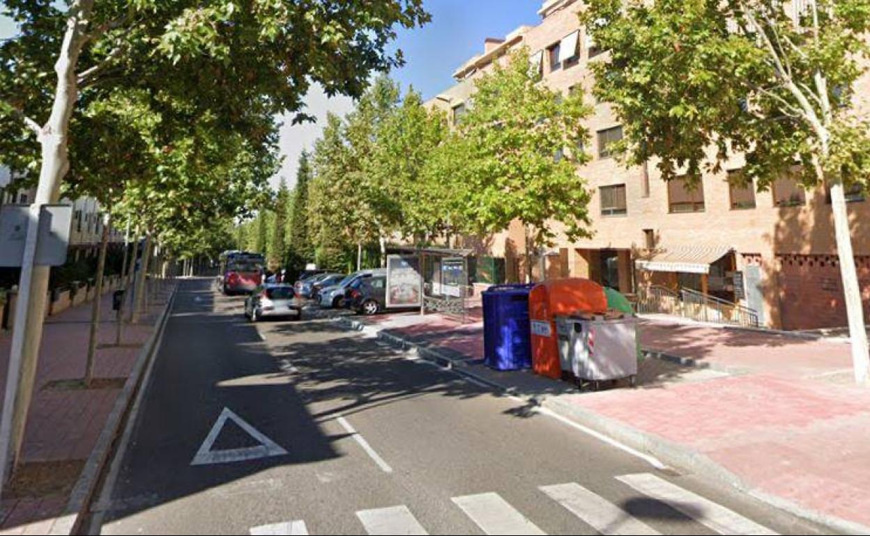 Calle Armonio de Valladolid, donde se produjeron los hechos. 