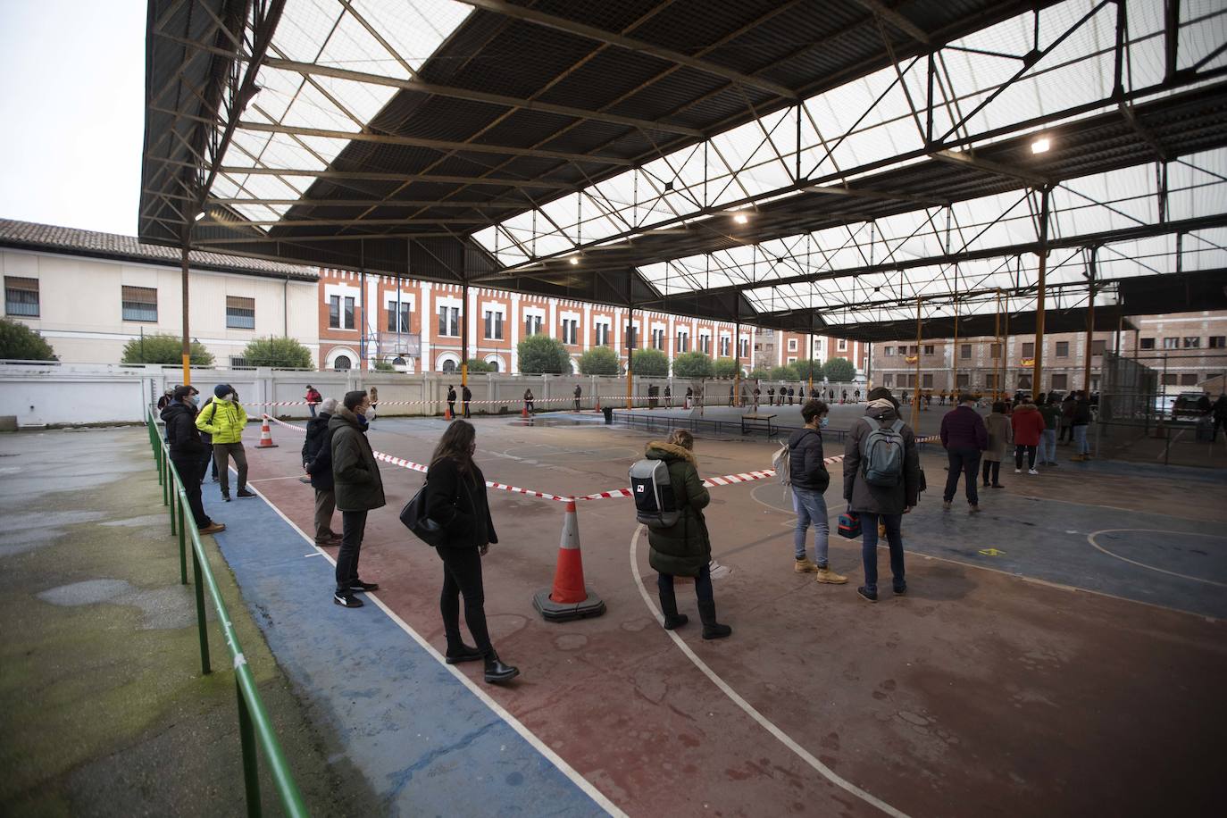 Fotos: Cribado masivo en la Universidad de Valladolid