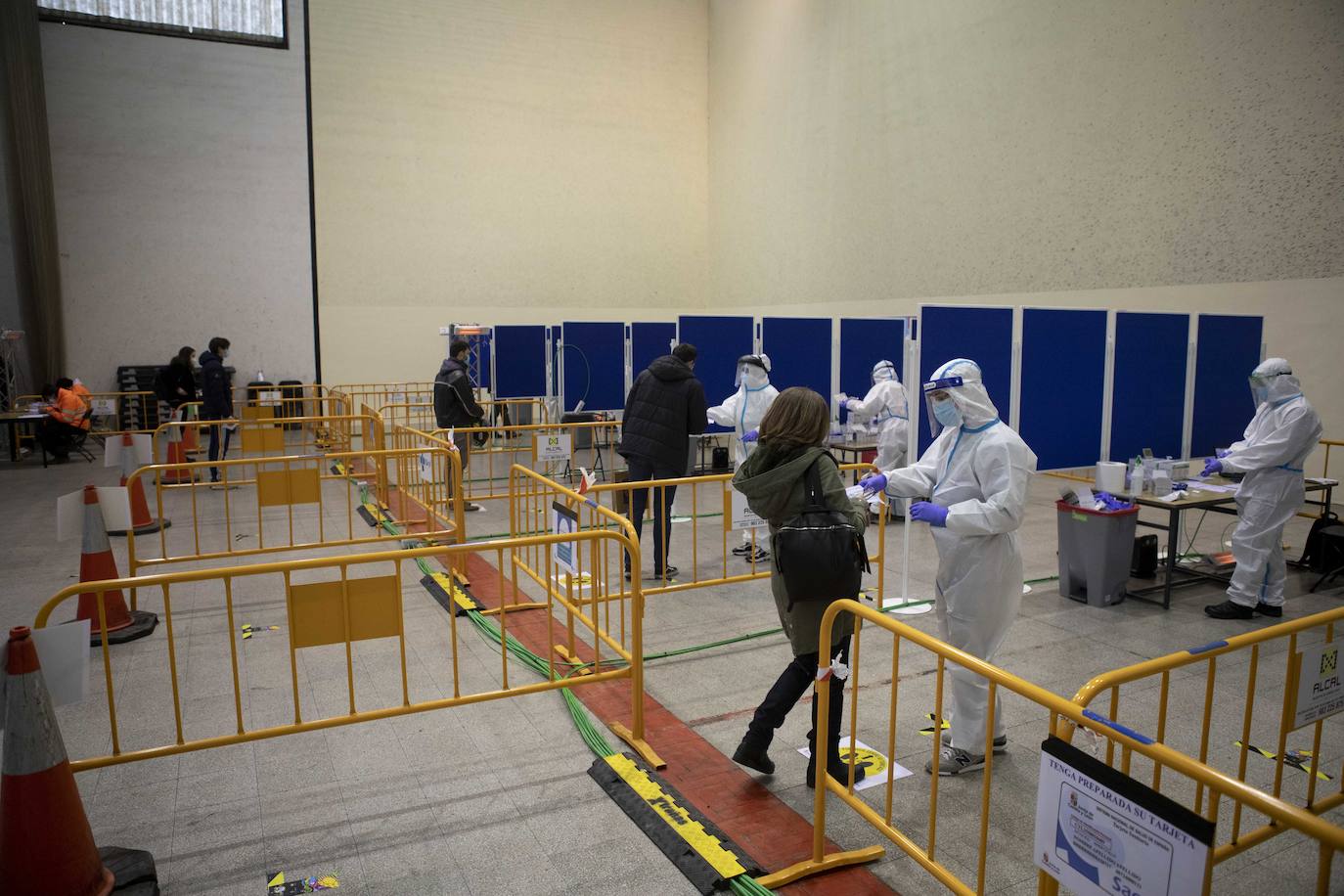 Fotos: Cribado masivo en la Universidad de Valladolid