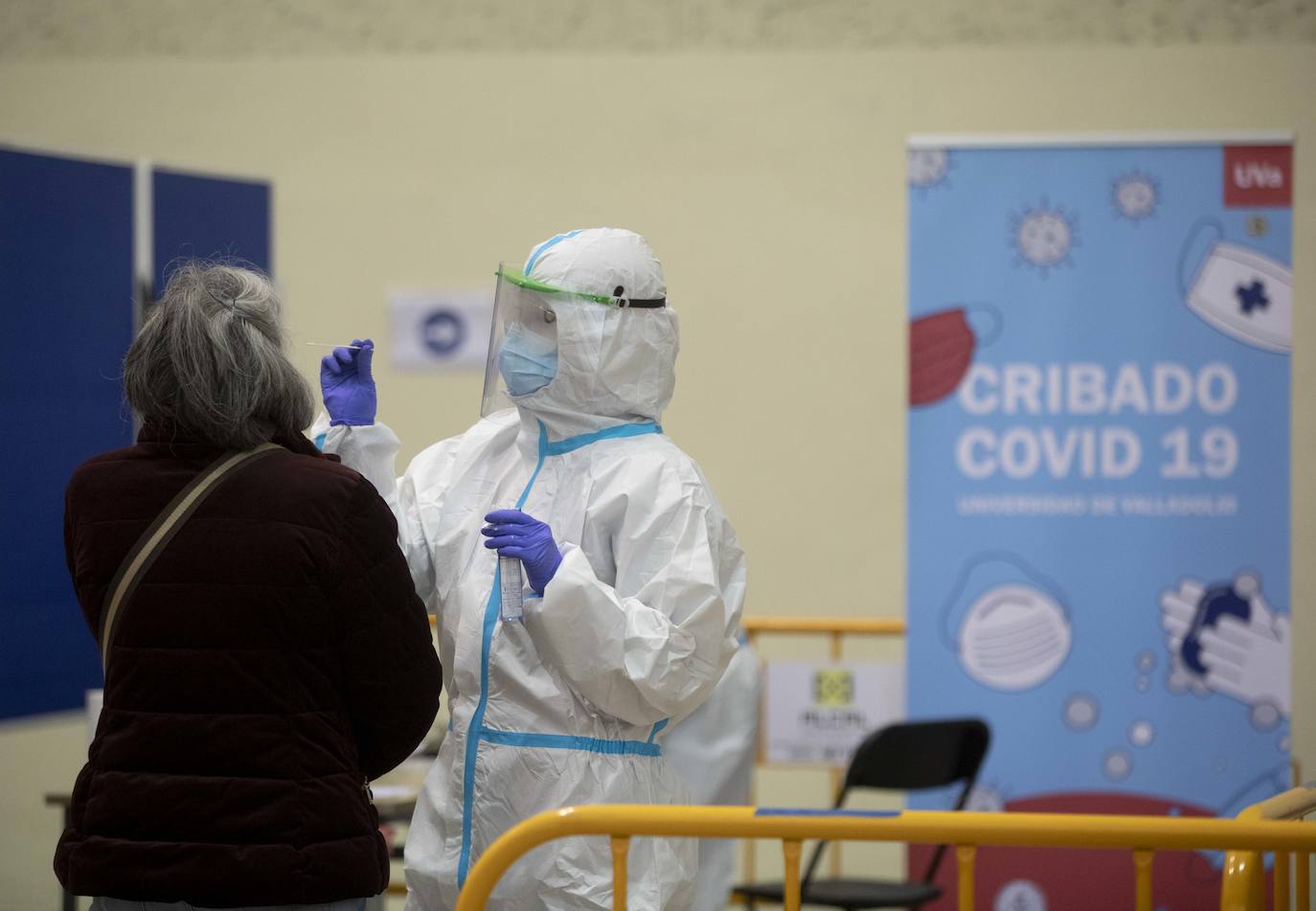 Fotos: Cribado masivo en la Universidad de Valladolid