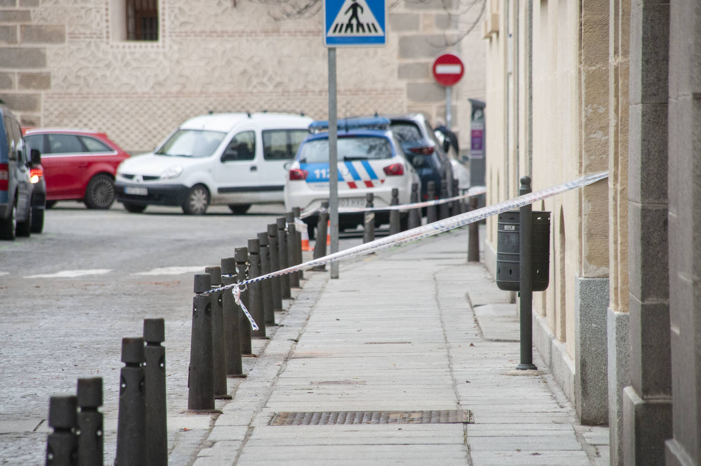 La borrasca Hortensia deja fuertes vientos en Segovia