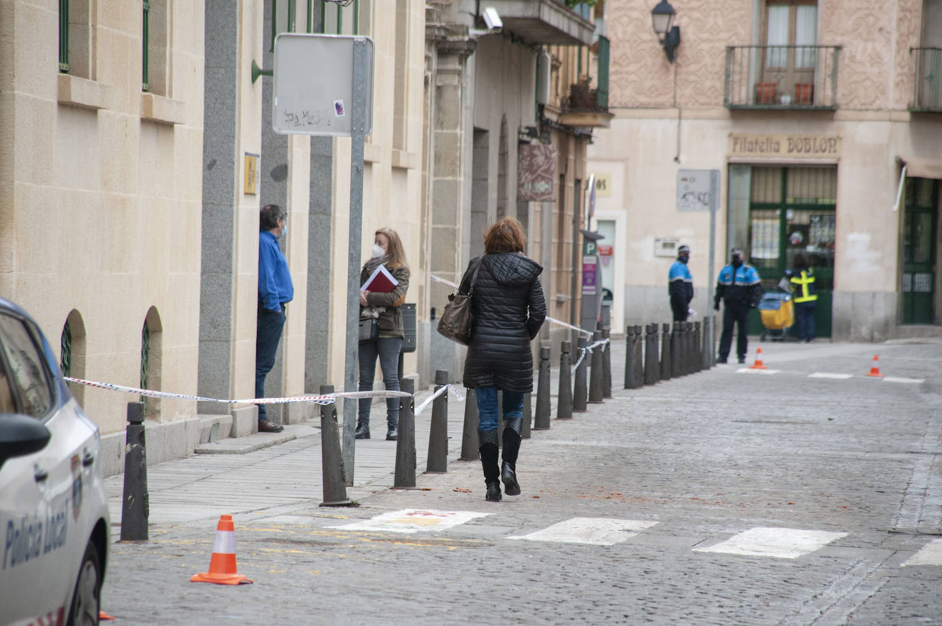 La borrasca Hortensia deja fuertes vientos en Segovia