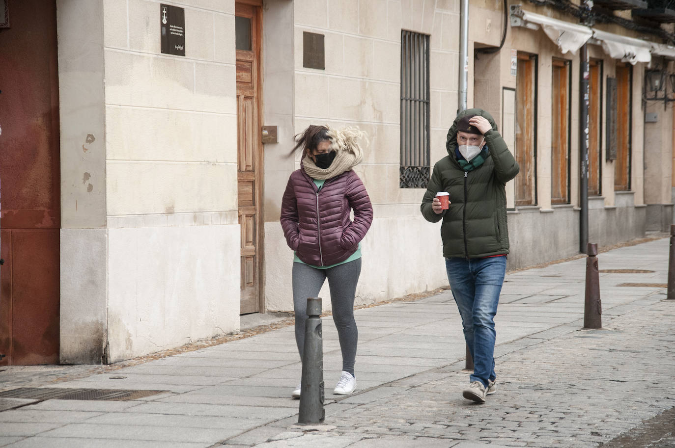 La borrasca Hortensia deja fuertes vientos en Segovia