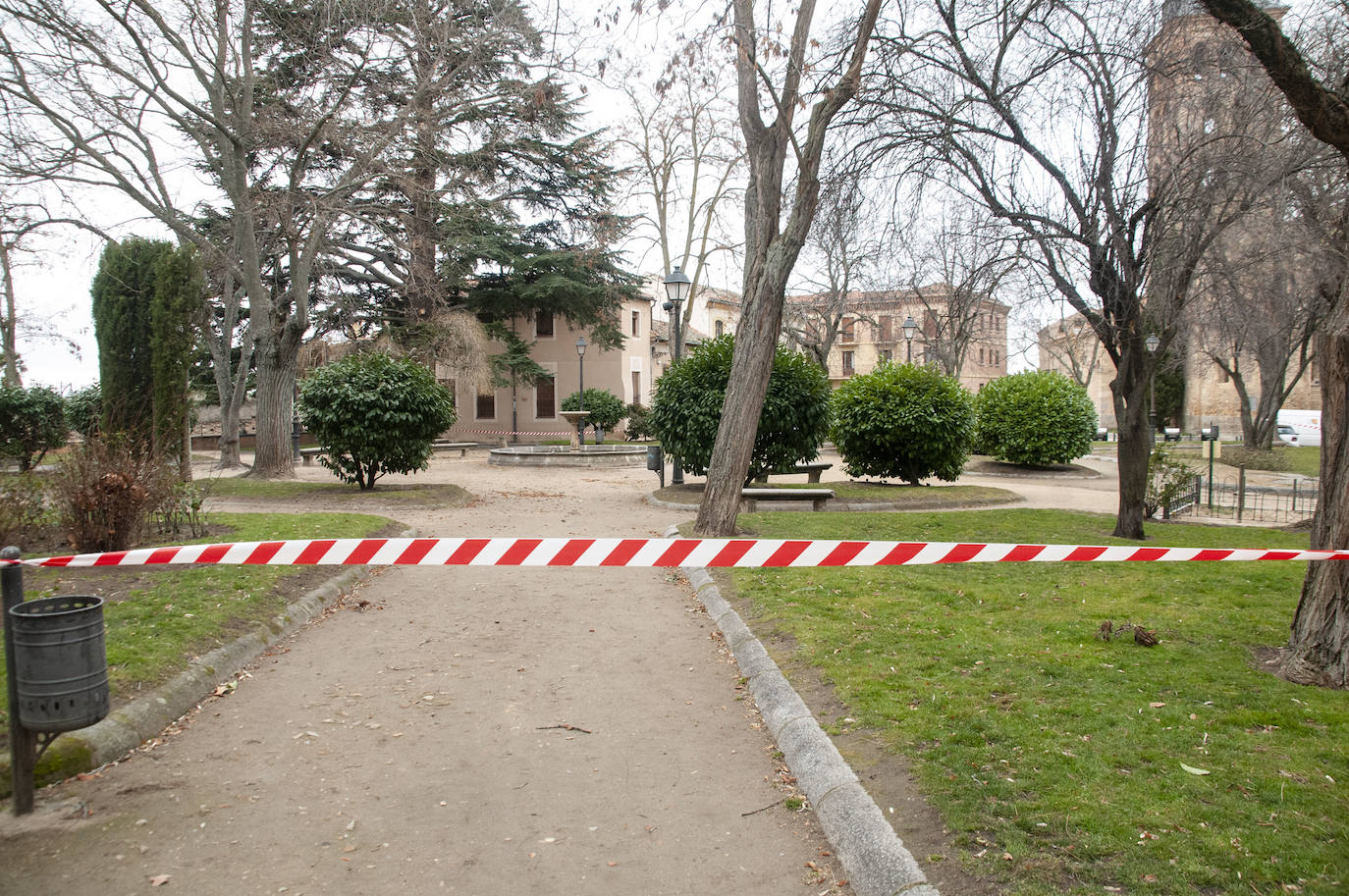 La borrasca Hortensia deja fuertes vientos en Segovia