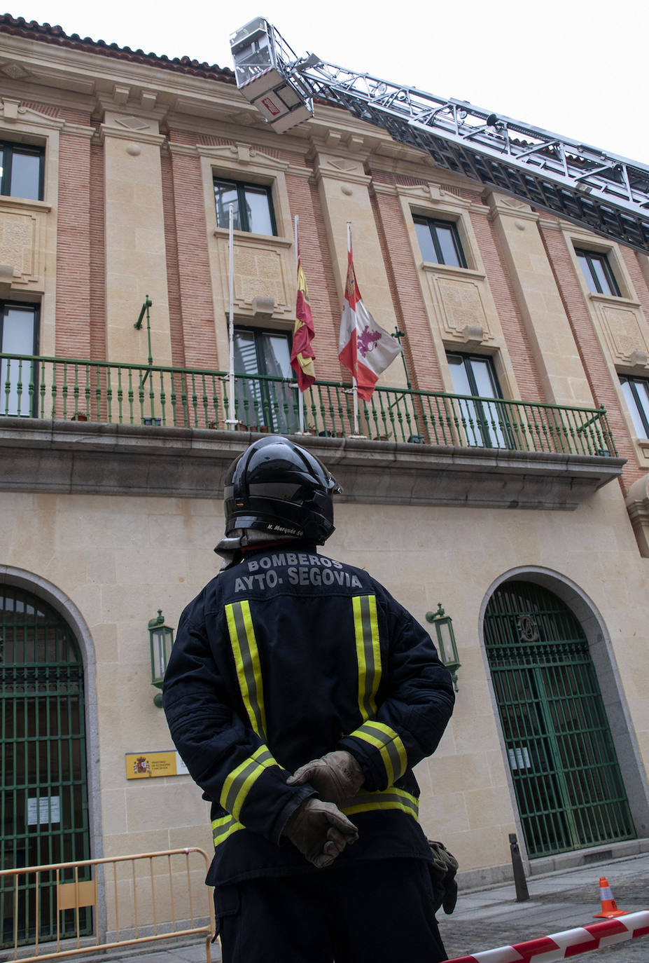 La borrasca Hortensia deja fuertes vientos en Segovia