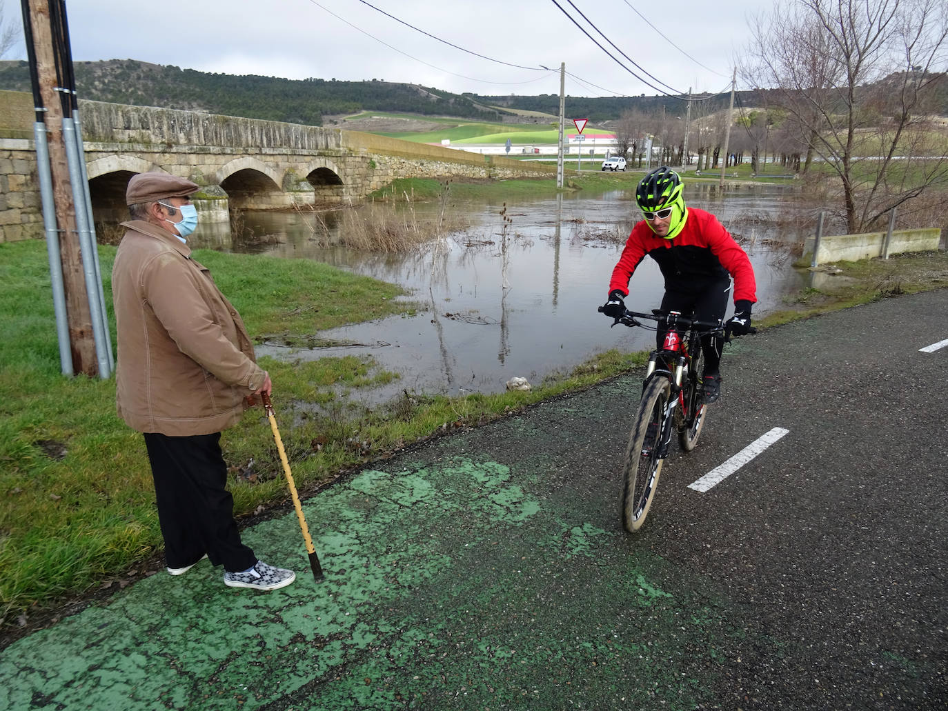 Fotos: Crecida del río Pisuerga en Valladolid y la provincia