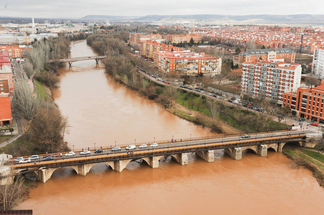 El Pisuerga, a su paso por Valladolid