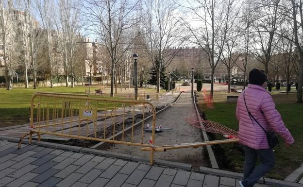 El futuro carril, en su salida desde el parque del reloj a Ciudad de la Habana.