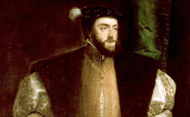 El emperador Carlos V retratado por Tiziano.