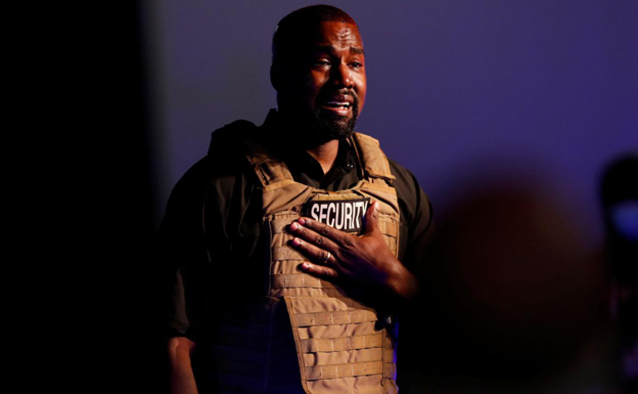 El rapero Kanye West. 