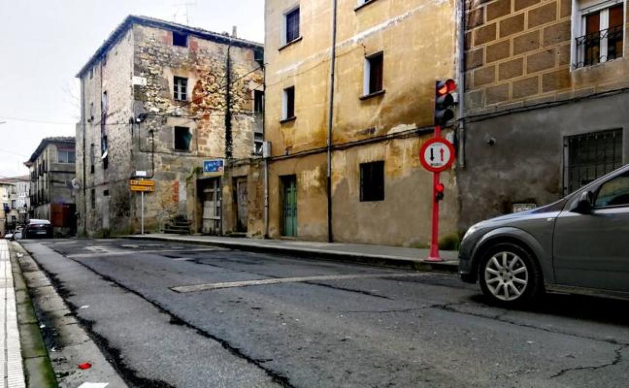 Lugar en el que se produjo el incidente en la tarde del sábado.