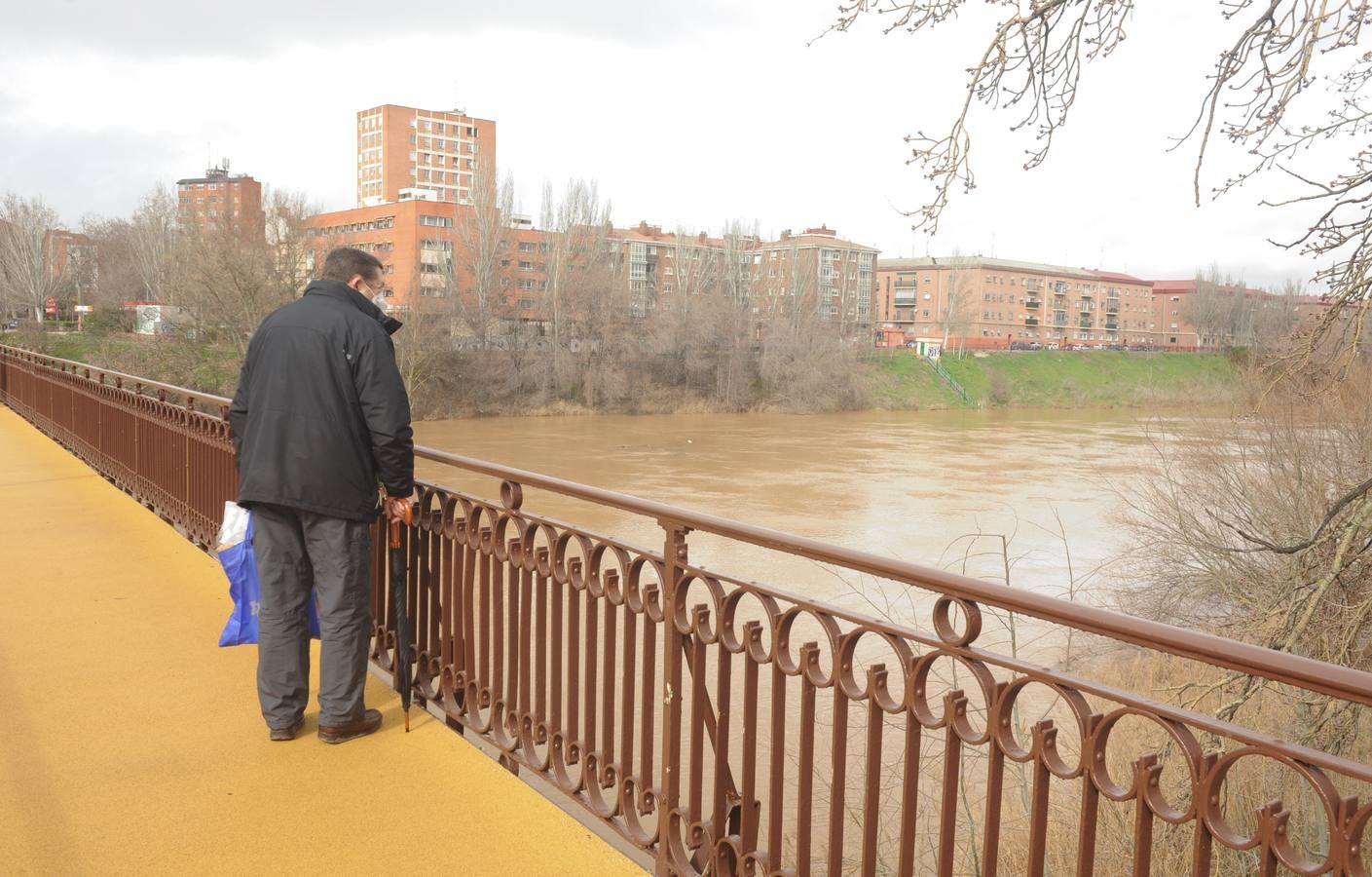 Fotos: Aumenta el caudal de Pisuerga a su paso por Valladolid