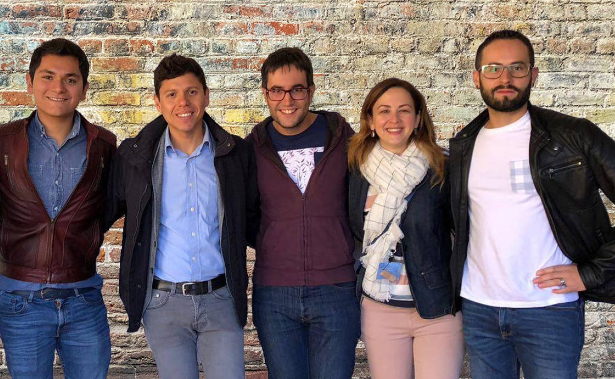 Algunos de los integrantes del equipo de trabajo.