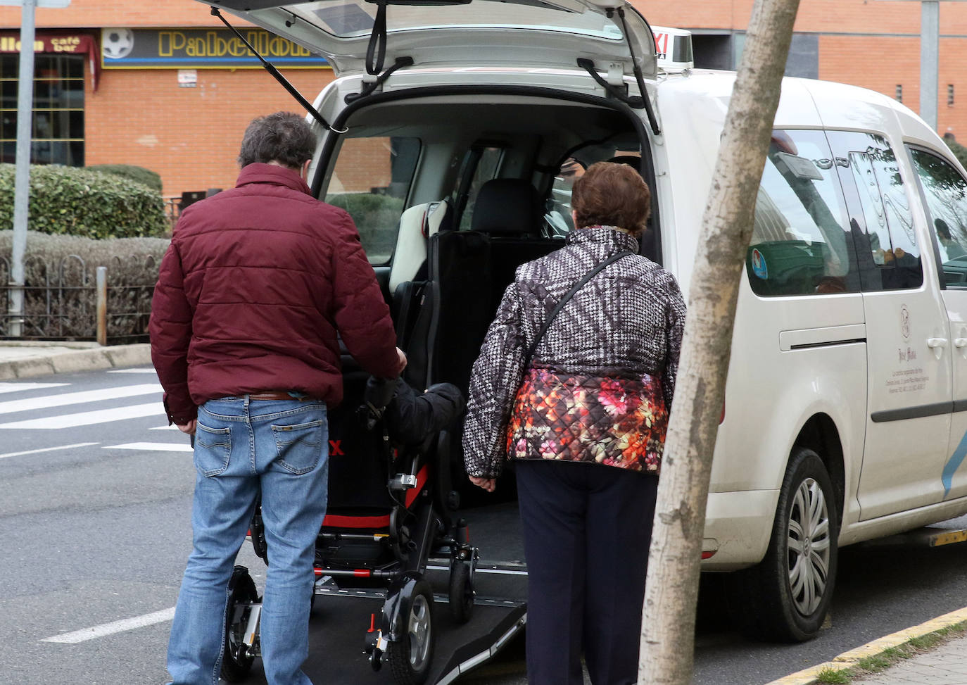 Vacunación en el Pabellón Pedro Delgado. 