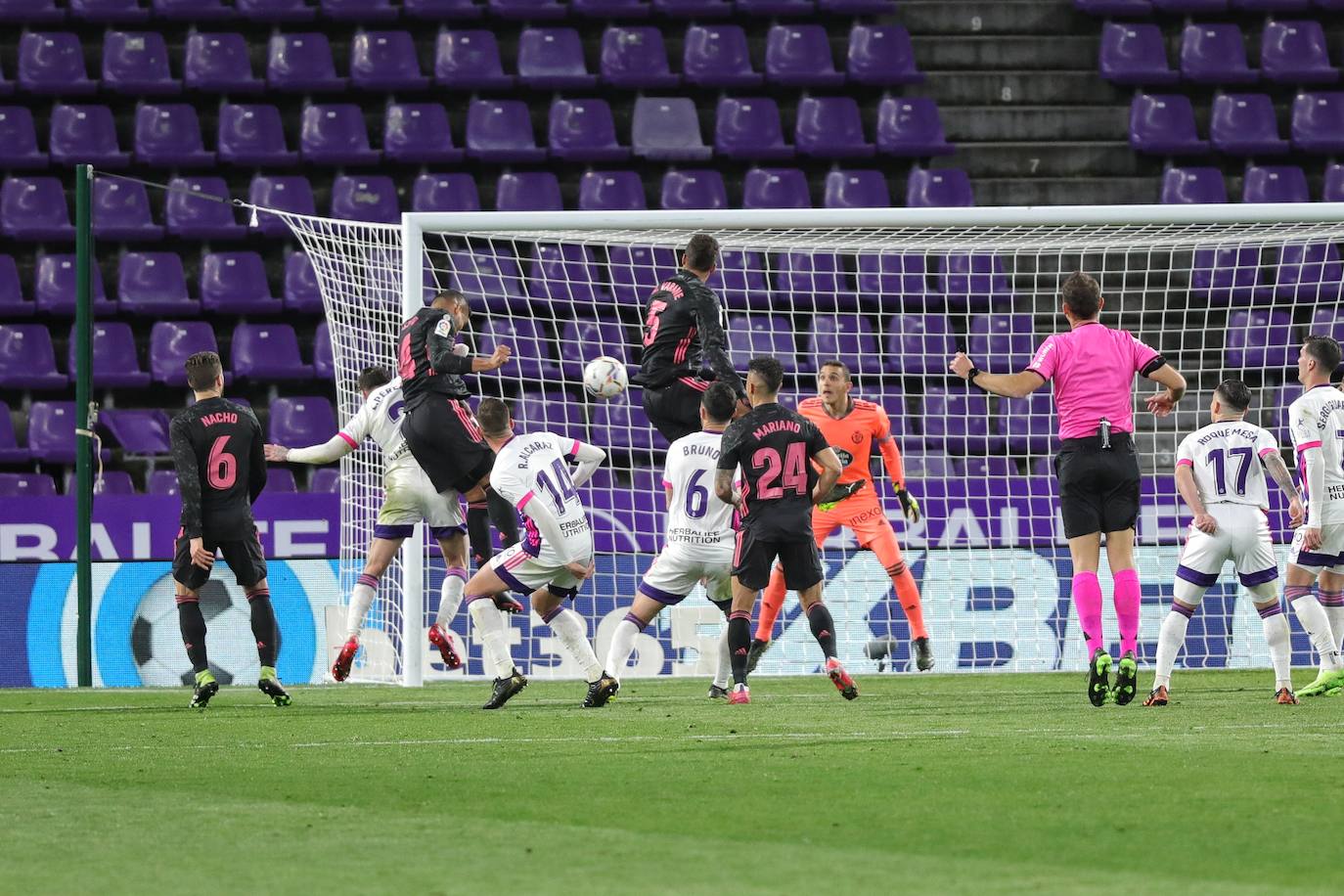 Así ha sido el partido entre el Real Valladolid y el Real Madrid. 