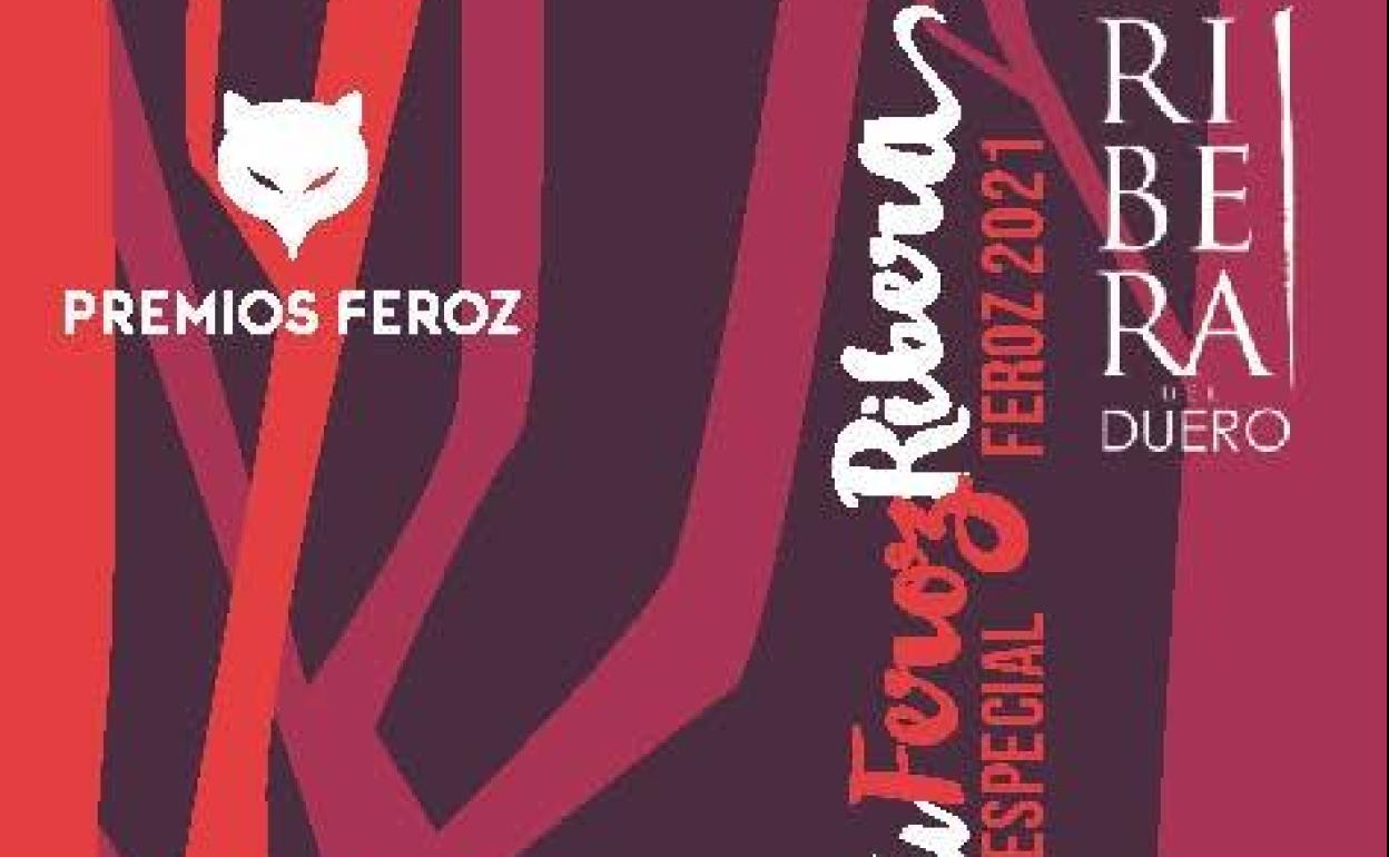 Etiqueta de los vinos de Ribera del Duero para los Premios Feroz. 