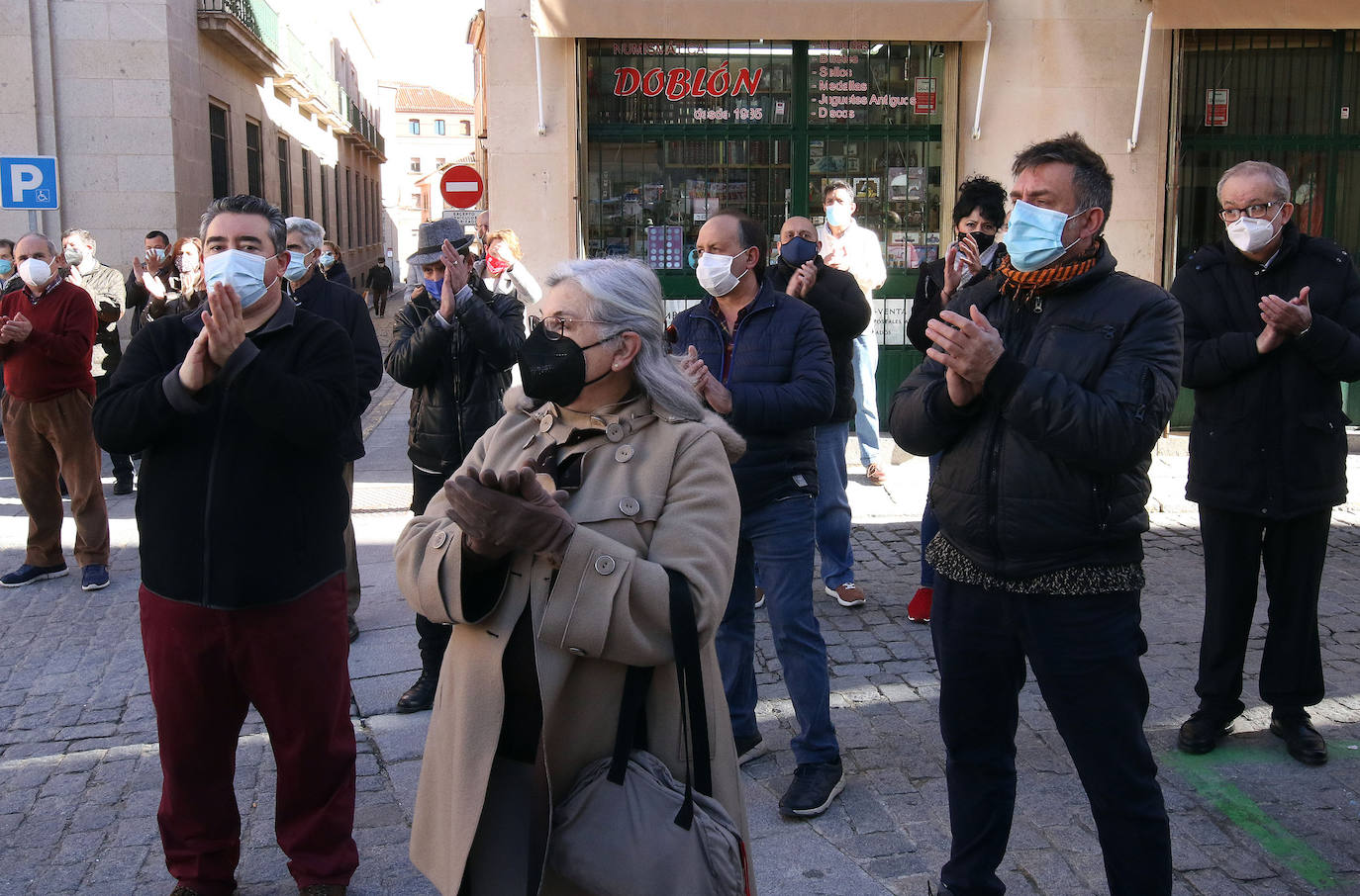 Protesta de la hostelería segoviana 
