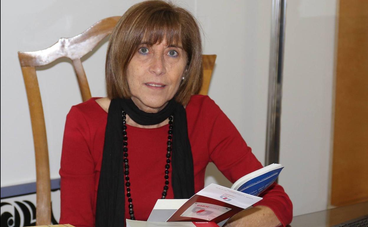 Rosa Gil, presidenta de la asociación, en una imagen de archivo.