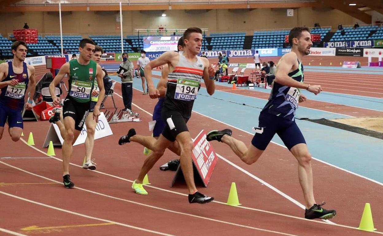 Álvaro de Arriba, en primer lugar en el último Nacional indoor. 