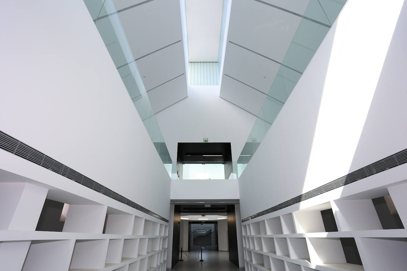 Estancia recuperada en la que se instalará la futura biblioteca.