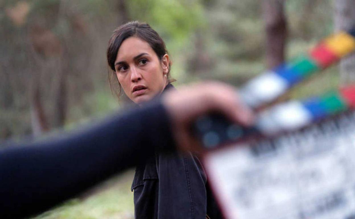 Megan Montaner, en el papel de Sara Campos en la serie 'La Caza. Tramuntana'.