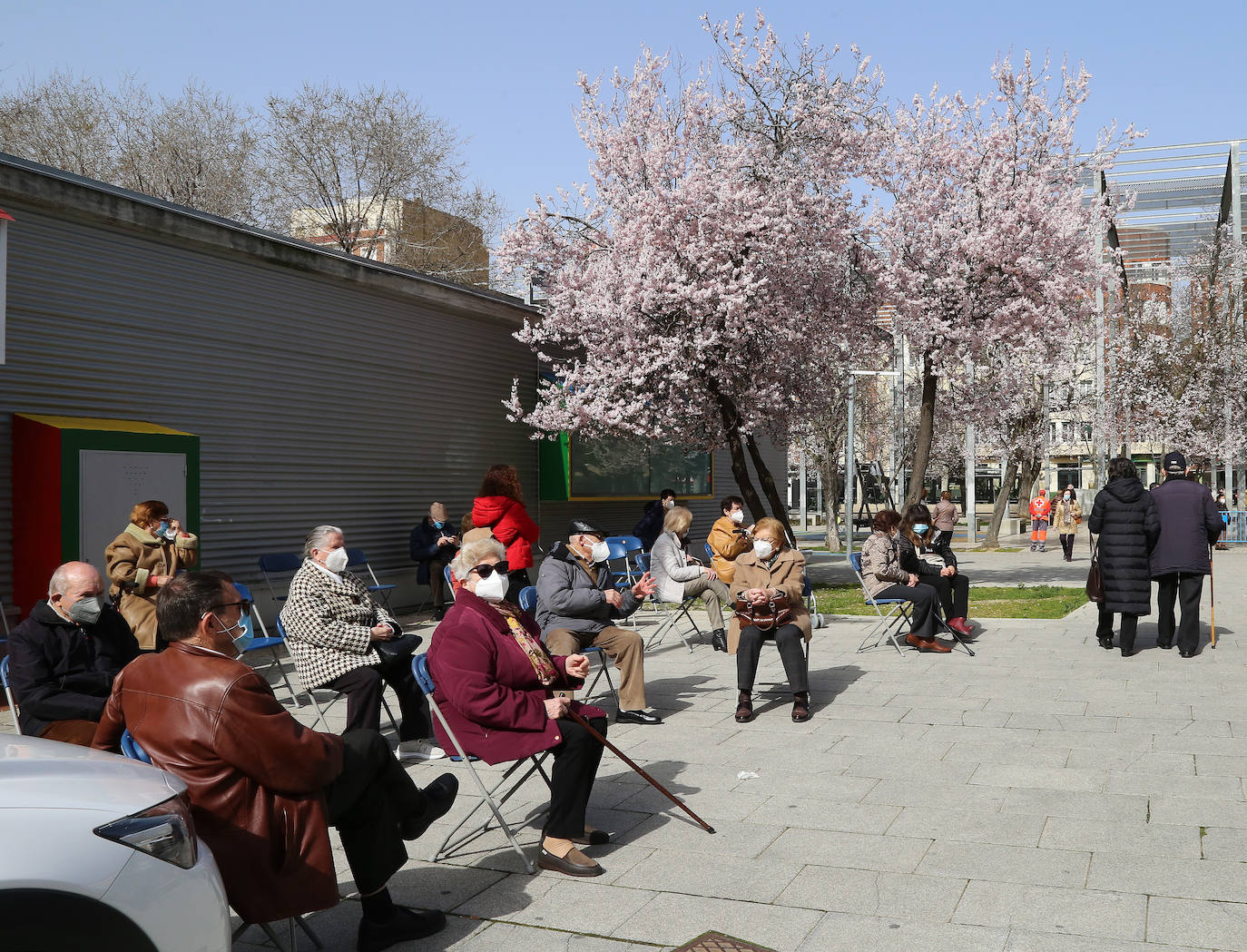 Fotos: La vacuna llega a los mayores de 85 años en Palencia