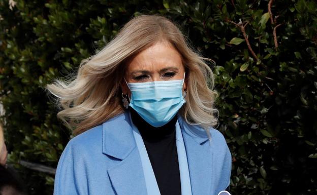 La expresidenta madrileña Cristina Cifuentes.