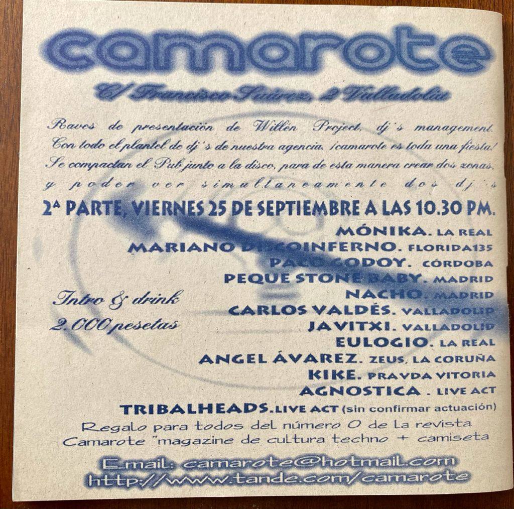Sala Camarote, en los 90.