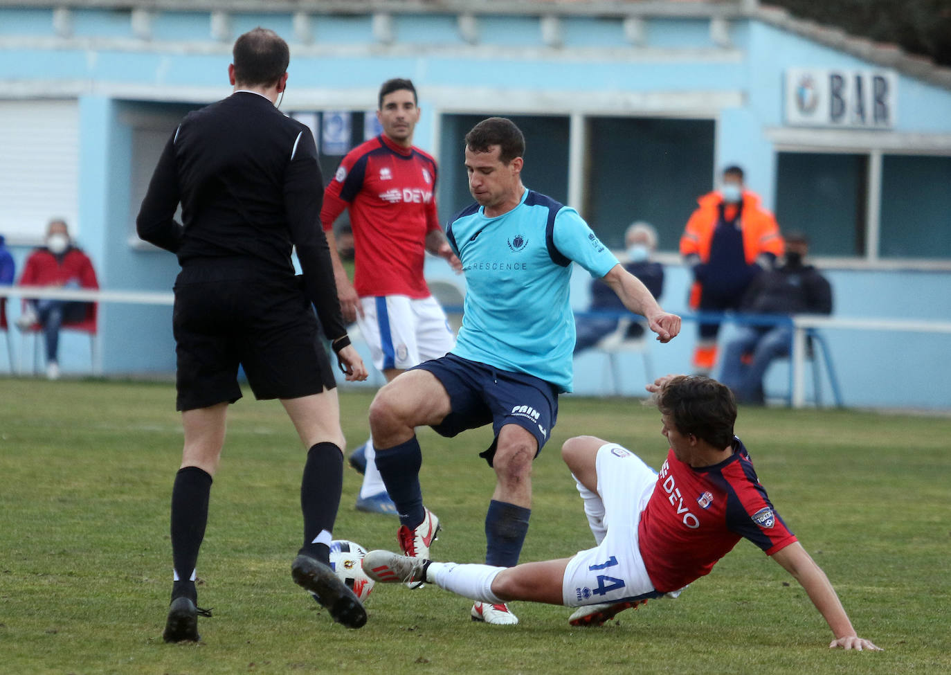 Partido entre el CD La Granja y el Ávila 