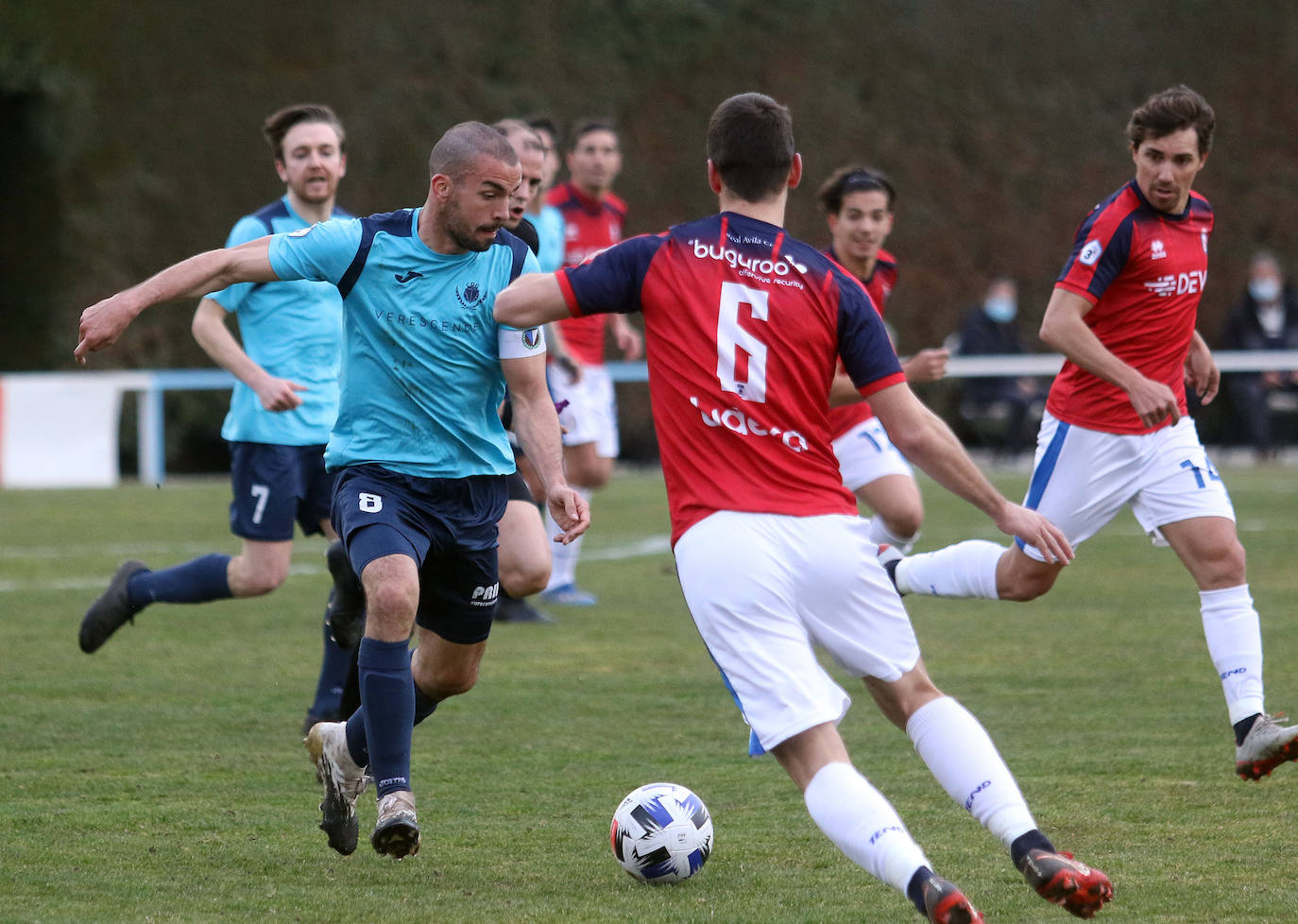 Partido entre el CD La Granja y el Ávila 