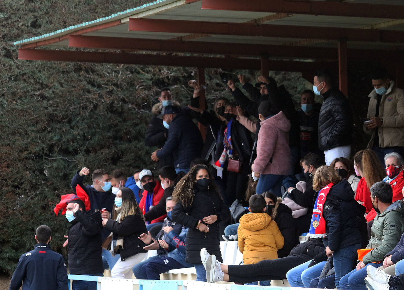 Partido entre el CD La Granja y el Ávila 