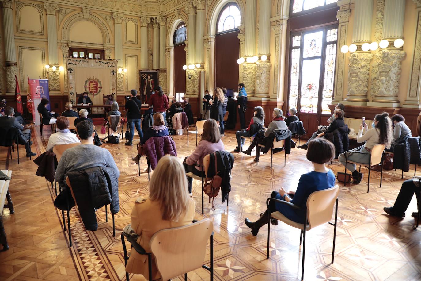 Fotos: Celebración del Día de la Mujer en el Ayuntamiento de Valladolid