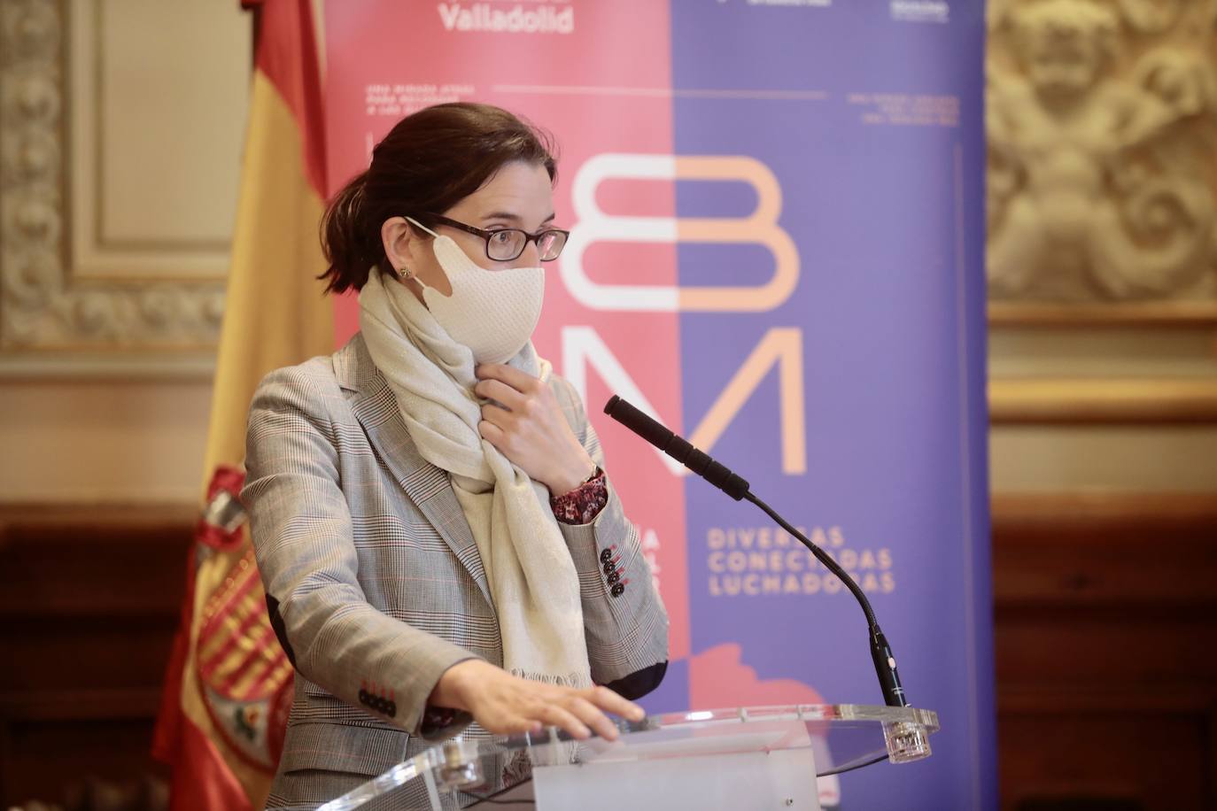 Fotos: Celebración del Día de la Mujer en el Ayuntamiento de Valladolid