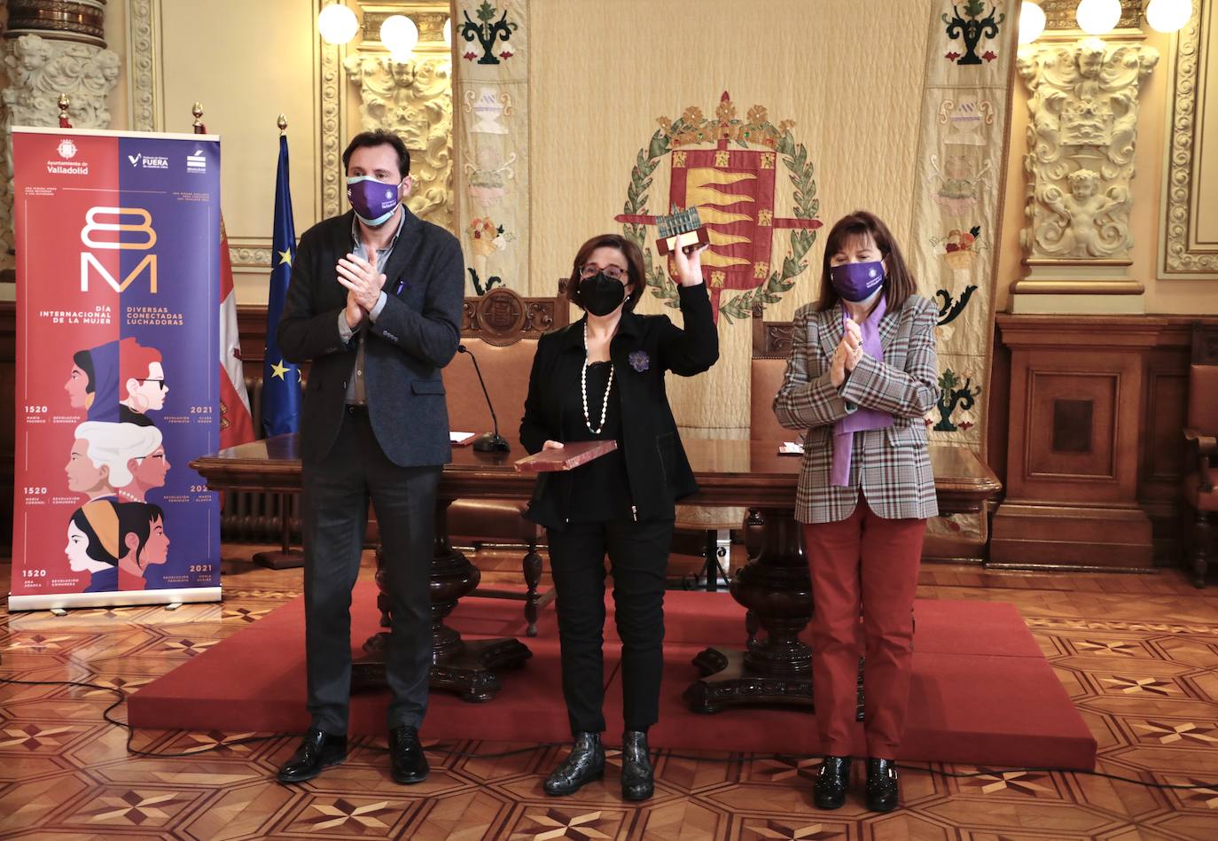 Fotos: Celebración del Día de la Mujer en el Ayuntamiento de Valladolid