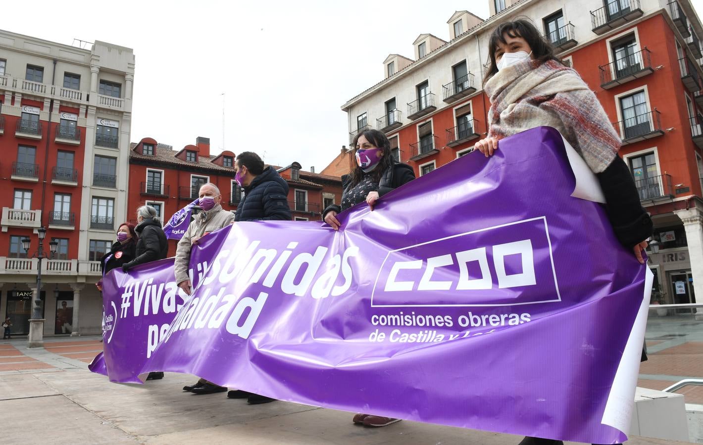 Fotos: Celebración del Día Internacional de la Mujer en Valladolid