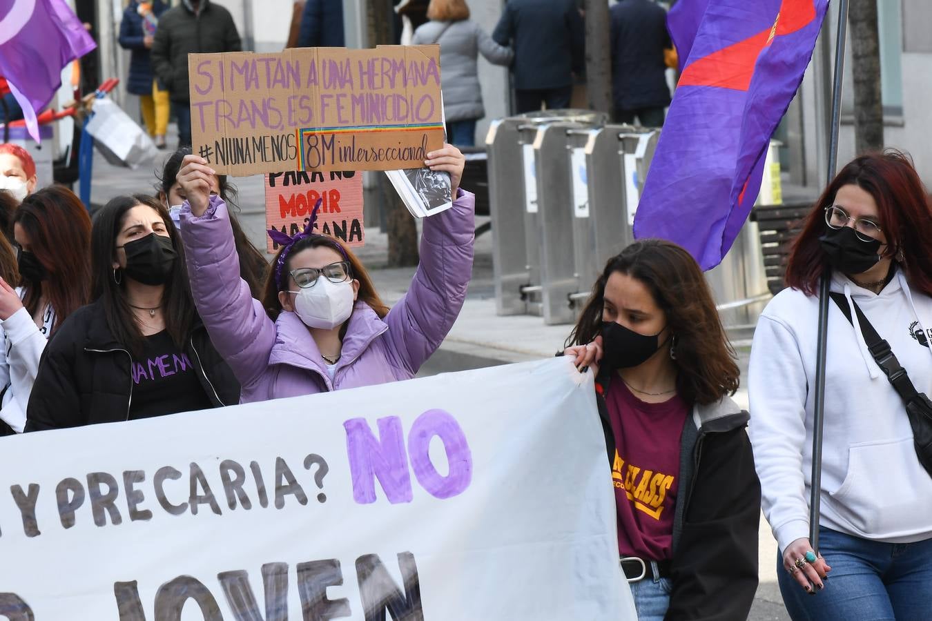 Fotos: Celebración del Día Internacional de la Mujer en Valladolid